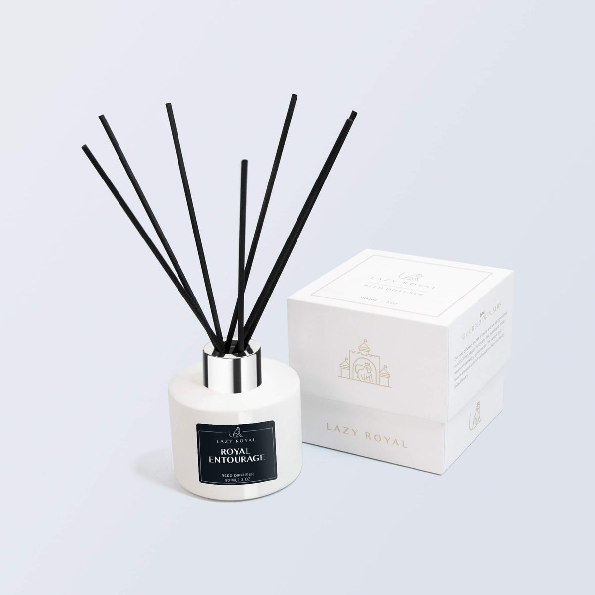 Royal Entourage 90 ml Reed Diffuser - Inspired by Aventus | Lazy Royal